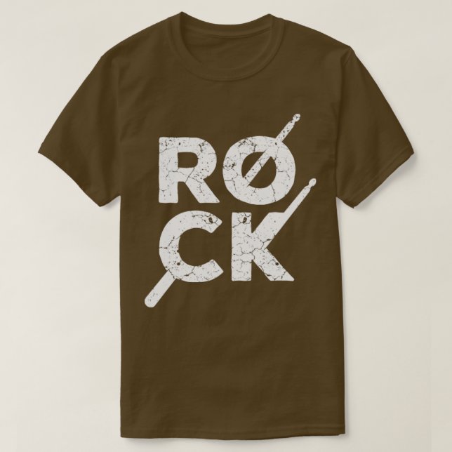 T-shirt Rock Music Drummer (Design devant)