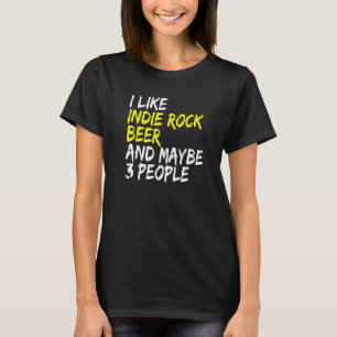 T-shirt Rock musique dire design rock festival bière boiss