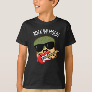T-shirt Rock n Mold Blague drôle de pain Fond sombre