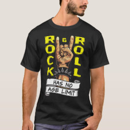 T-shirt "Rock & Roll n'a pas de limite d'âge"