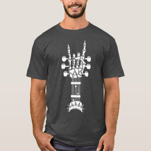 T-shirt Rock & Roll Skeleton Guitare Musique Lover Rocksta