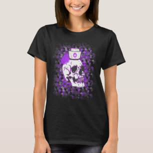 T-shirt Rock & Roll Skeleton Nurse Hospital Médicaments