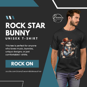 T-Shirt Rock Star Bunny Unisexe