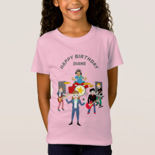 T-Shirt Rock Star Girl Band Anniversaire