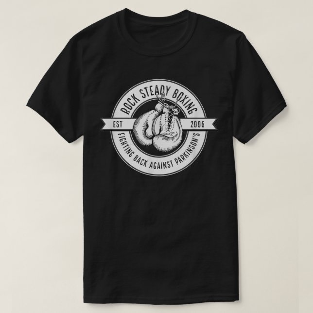 T-shirt Rock Steady Boxing combat contre Parkinson's 1019 (Design devant)