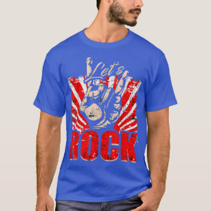 T-shirt Rock Vintage Rock And Roll Music Lovers 1602