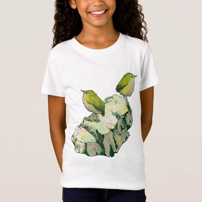 T-Shirt Rock Wen birds Nouvelle-Zélande (Devant)