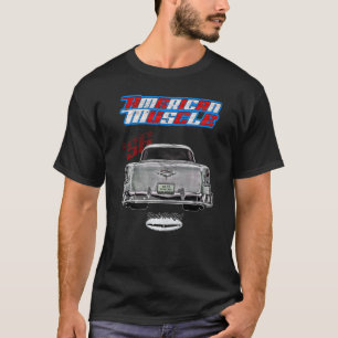 T-shirt Rockabilly 1956 Cinquante ans Bel Air Belair Tailf