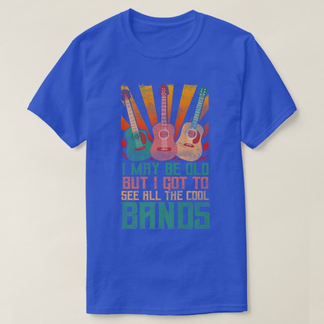 T-shirt Rocker and Guitar Lover got to see (Design devant)