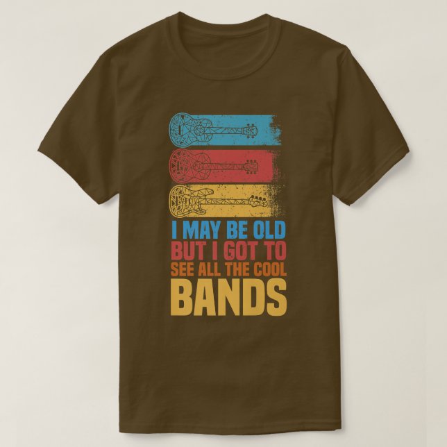 T-shirt Rocker and Guitar Lover got to see (Design devant)