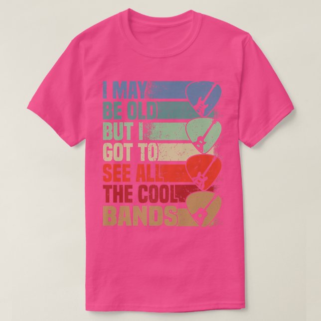 T-shirt Rocker and Guitar Lover got to see (Design devant)
