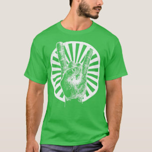T-shirt Rocker Devil Horns Gésture main Métal Lourd Rock M