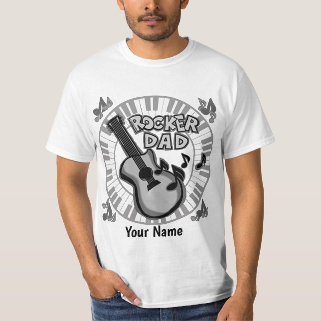T-shirt Rocker Papa (Devant)
