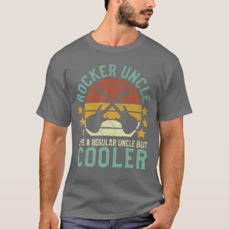 T-shirt Rocker Uncle Funny Guitarist Rock and Roll Fan Gui