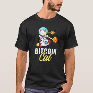 T-shirt Rocket Bitcoin Chat Laser Eyes Pièces Cryptomonnai