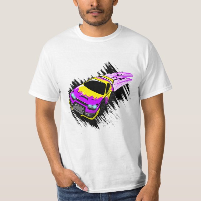 T-shirt Rocket League Gamer E-Sports Jeu compétitif (Devant)