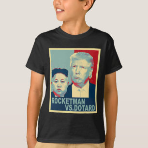 T-shirt Rocketman contre le gâteux Kim Jong Un Drôle de Tr