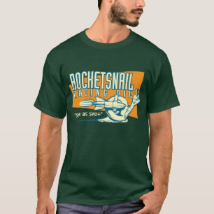 T-shirt RocketSnail emballant la chemise d'huile