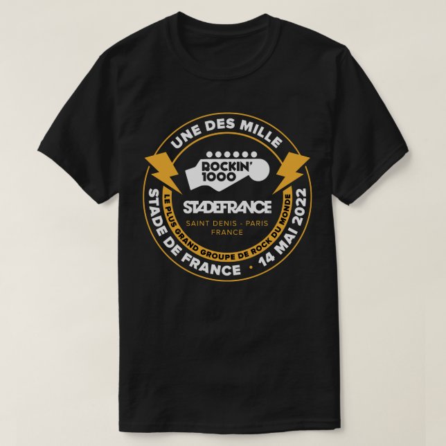 T-shirt Rockin'1000 SDF 2022 Une des mille femmes (Design devant)