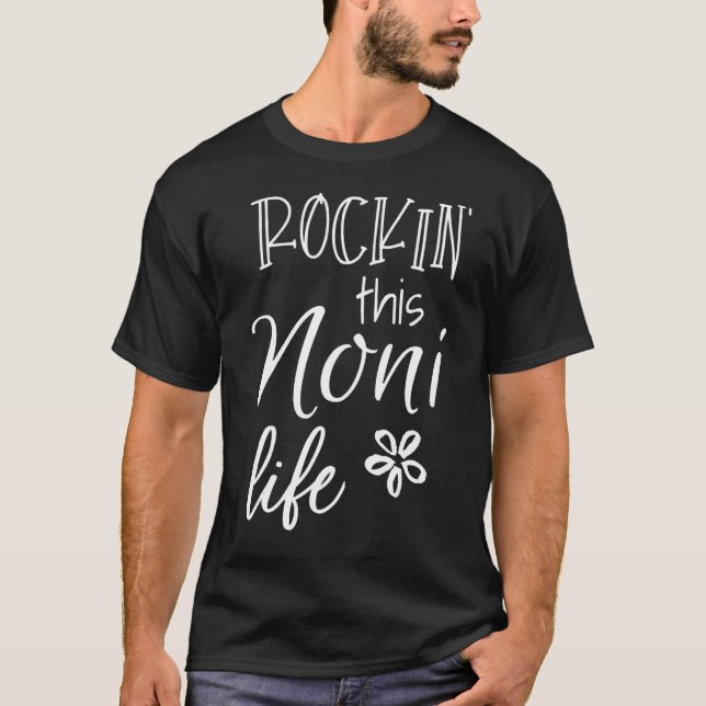 T-shirt Rockin Cette Mamma spéciale Noni Life (Devant)