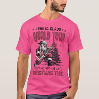 T-shirt Rockin Santa Claus World Tour Arbre de Noël Guita