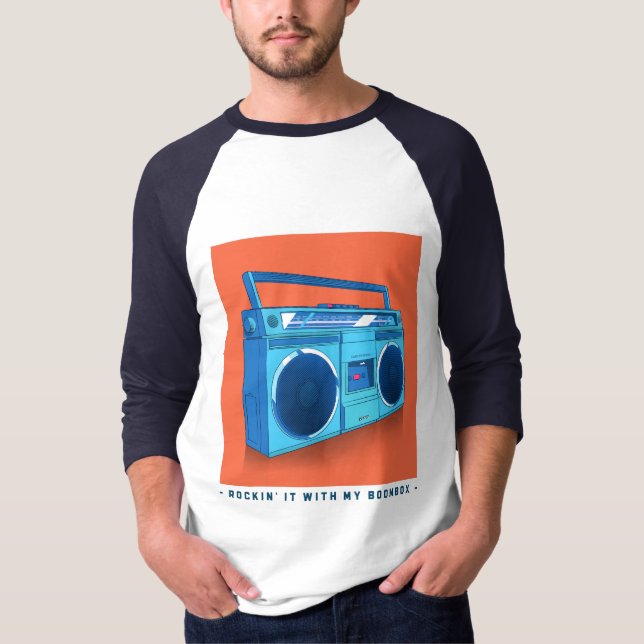 T-shirt Rockin'it With my Boombox (Devant)