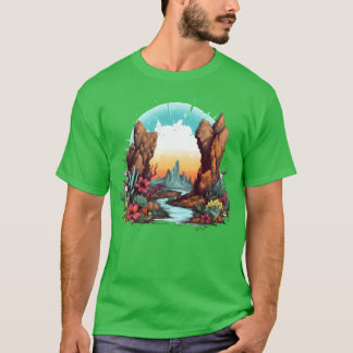 T-shirt Rocks and Flowers girl