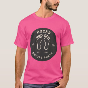 T-shirt Rocks Before Socks ESTD 2010 amis