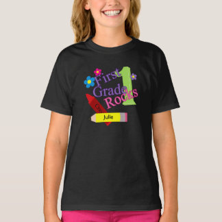 T-shirt Rocks de 1ère année pour filles