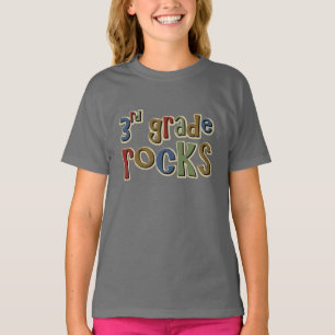 T-shirt Rocks de 3e année Troisième