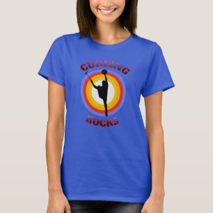 T-shirt Rocks de curling