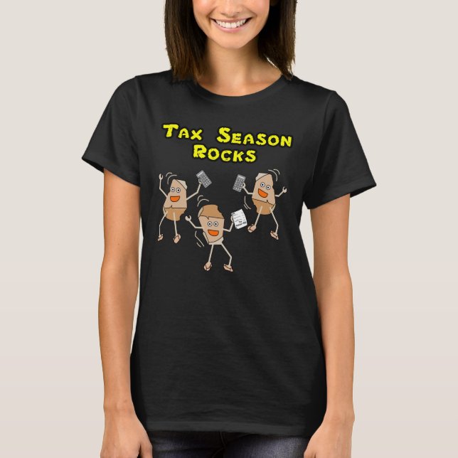 T-shirt Rocks de la saison fiscale (Devant)