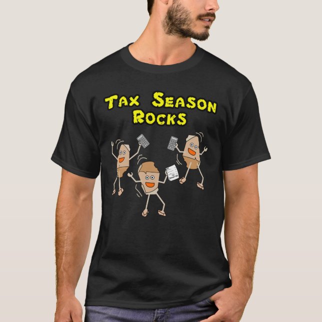 T-shirt Rocks de la saison fiscale (Devant)