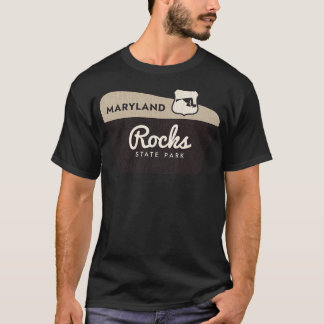 T-shirt Rocks State Park Maryland Affiche de bienvenue