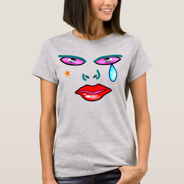 T-shirt Rockstar de l'art pop (Devant)