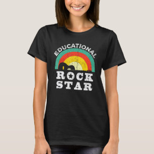 T-shirt Rockstar Éducatif Faites du Bruit Enseignants
