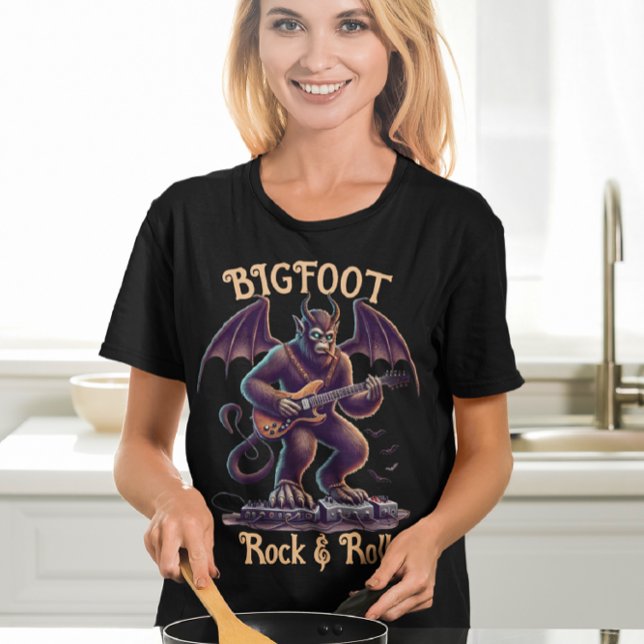 T-shirt Rockstar mythique : Bigfoots Guitar Solo (Créateur téléchargé)
