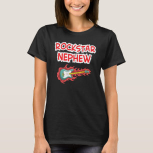 T-shirt Rockstar Nephew Electric Guitare Rock Mère Père