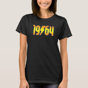 T-shirt Rockstars sont nés en 1964 Anniversaire Rock N Rol