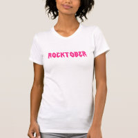 Rocktober Rock Music Pink Print