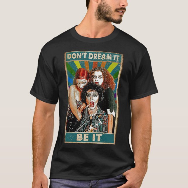 T-shirt Rocky Horror family retro (Devant)