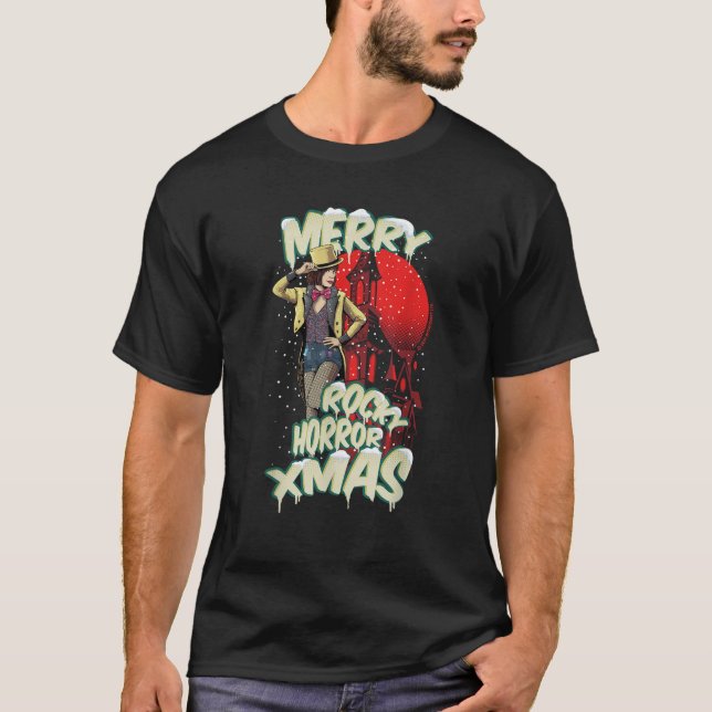 T-shirt Rocky Horror Show Noël Joyeux Noël Colombie (Devant)