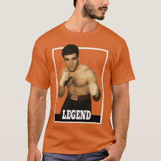 T-shirt Rocky Marciano Low Poly Legend – Boxing Icon, Vint