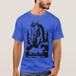 T-shirt Rocky Mountain Horse drôle