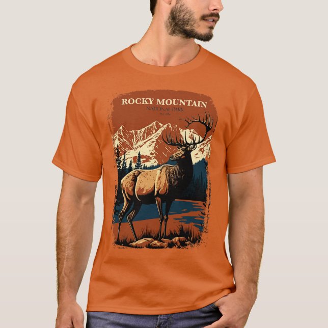 T-shirt Rocky Mountain National Park 1 (Devant)