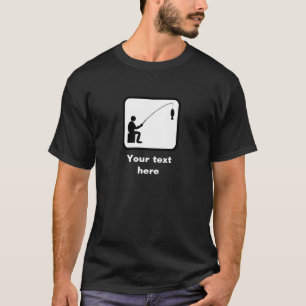 T-shirt Rod Fishing Angler Graphic - Ajouter Votre Texte