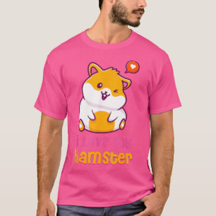 T-shirt Rodent Pet Maman Animal Cadeau Hamster