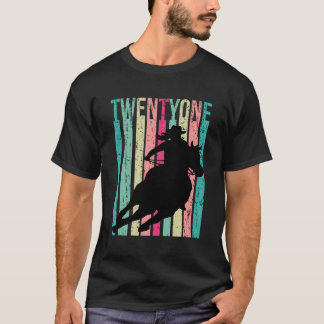 T-shirt Rodéo 21St Horse Cowgirl Pays 21
