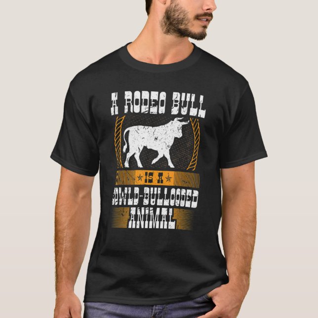T-shirt Rodeo Bull Citation Jaripeo Men Bull Rider (Devant)