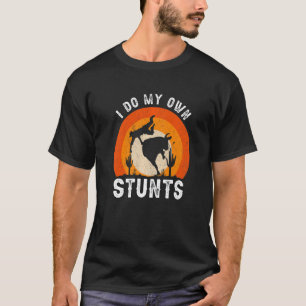 T-shirt Rodeo Bull Riding Je Fais Mes Propres Têtes Clown 